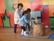 ぺったん、ぺったん🐇餅つき会